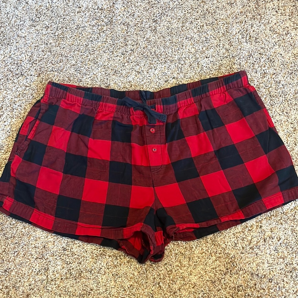 Stars Above Checkered Sleep Shorts